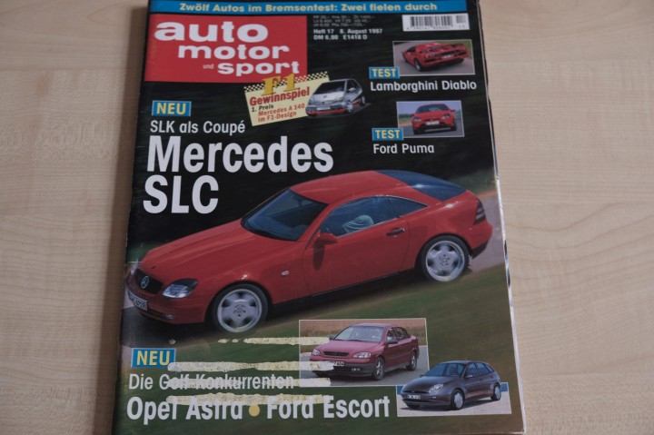Deckblatt Auto Motor und Sport (17/1997)